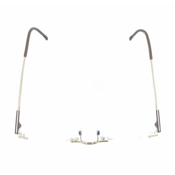 Silhouette 7661 20 6052 Titanium Brown Rimless Eyeglasses Frames 19 140 Austria - Picture 3 of 13